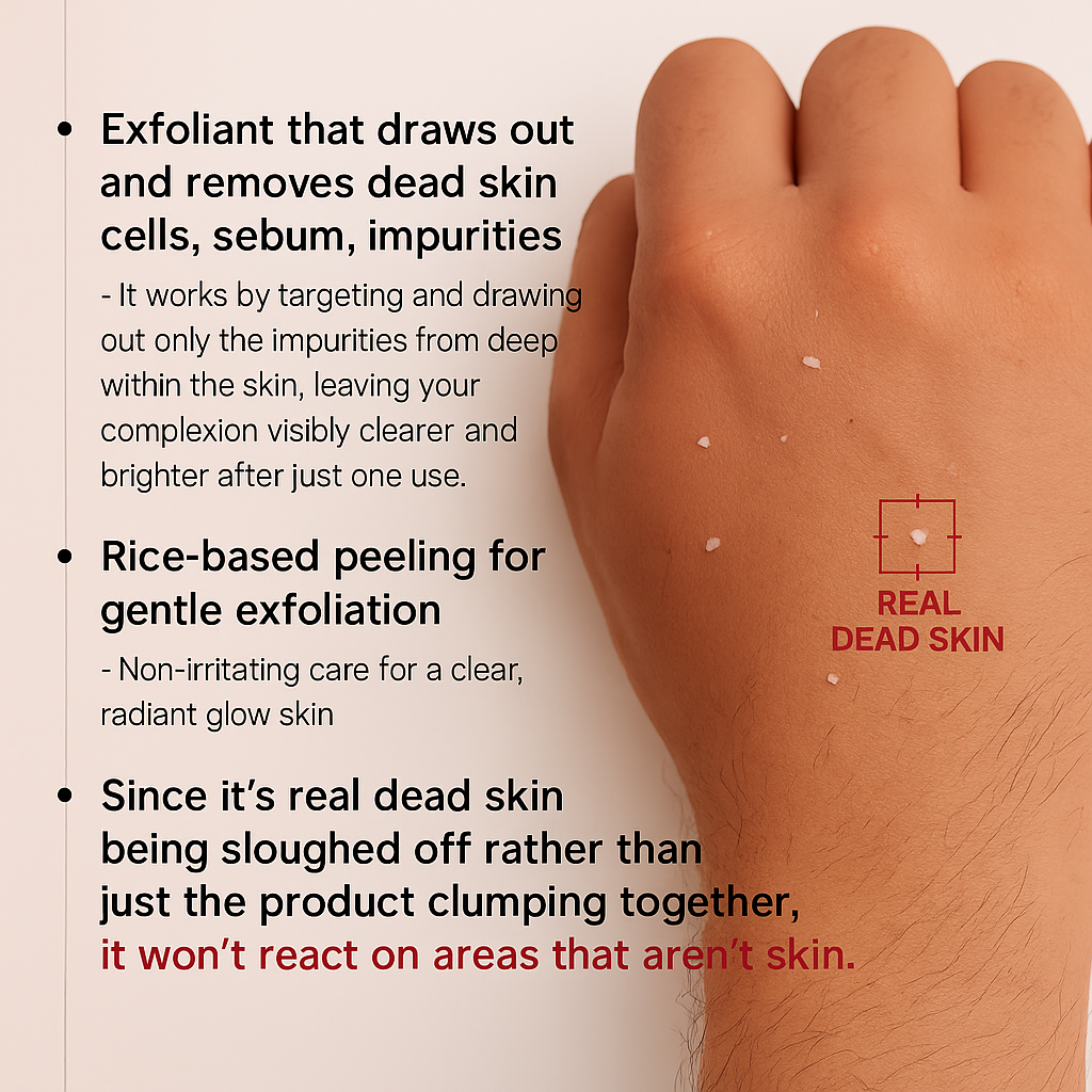 RicePeel – Men's Exfoliating Glow Serum